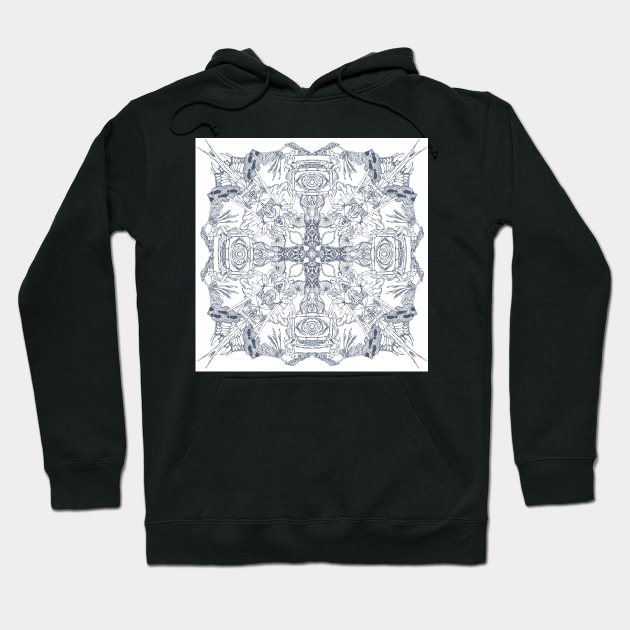 Plugged In Hoodie by Wormunism